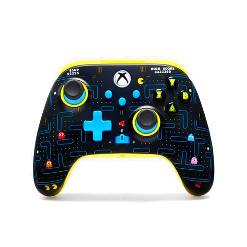 PowerA Wireless Controller for Xbox Series X|S - PAC-MAN SE, hall effect thumbsticks, low latency wireless, officially licensed, works with Xbox One and Windows 10/11