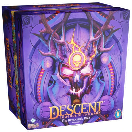 Fantasy Flight Games Descent Legends of The Dark Board Game The Betrayer's War Expansion - Fantasy RPG Strategy Game, Cooperative Game, Ages 14+, 1-4 Players, 3-4 Hour Playtime, Made by Fantasy Flight Games