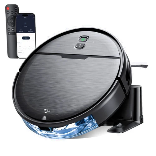 IMartine Robot Vacuum and Mop Combo, 2 in 1 Robotic Vacuums Cleaner with WiFi/App, Robot Vacuum with Water Tank, Strong Suction, Schedule, Self-Charging, Quiet, for Hard Floor, Pet Hair, Low Pile Carpet