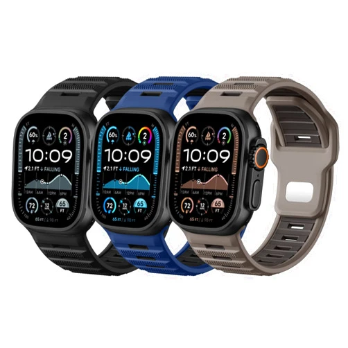 Witzon Sport Bands Compatible with Apple Watch Ultra Band 49mm 46mm 45mm 44mm 42mm Men, Wide Soft Silicone Strap Rugged Smart Watches Replacement for iWatch Ultra Ultra 2 Series 10 9 8 7 6 5 4 3 2 SE