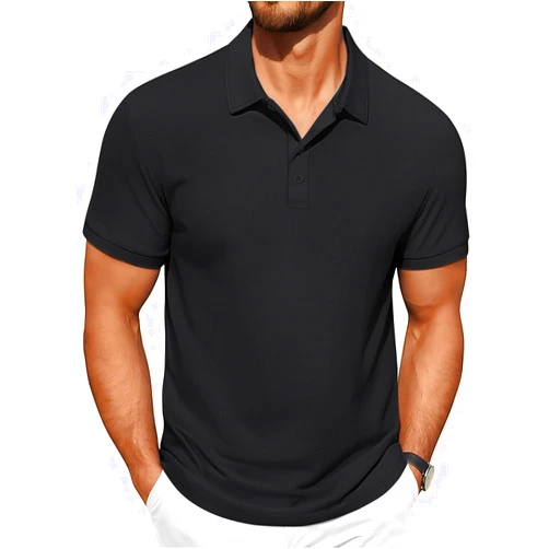 COOFANDY Men's Polo Shirts Short Sleeve Classic Fit Golf Shirts Casual Solid Waffle Collared T Shirt