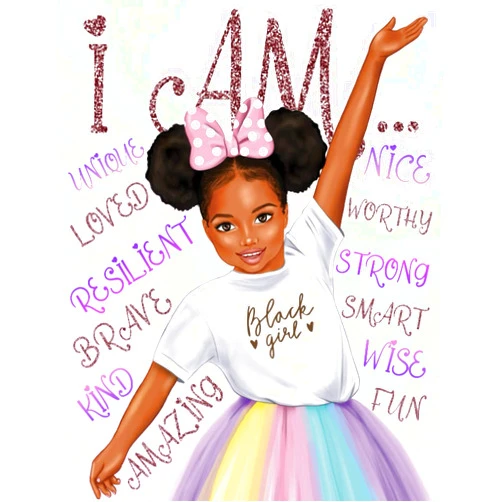 By Aaliyah Wilson (Author) I Am: Black Girl Coloring Book With Positive Affirmations: Build Your Child's Confidence and Self-Esteem | African American Book for Kids (Black Girl Books With Positive Affirmations)