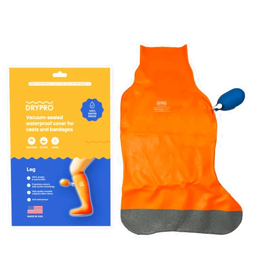 DRY PRO Waterproof Leg Cast Cover - Sized for both Kids and Adults - Ideal for the Bath Shower or Swimming - Large Half Leg – (HL-15)