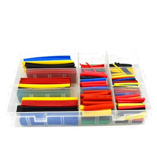 HiLetgo 328PCS Heat Shrink Tubing 2:1Wire Cable Wrap Assortment Electric Insulation Tube Kit 5 Color 8 Size