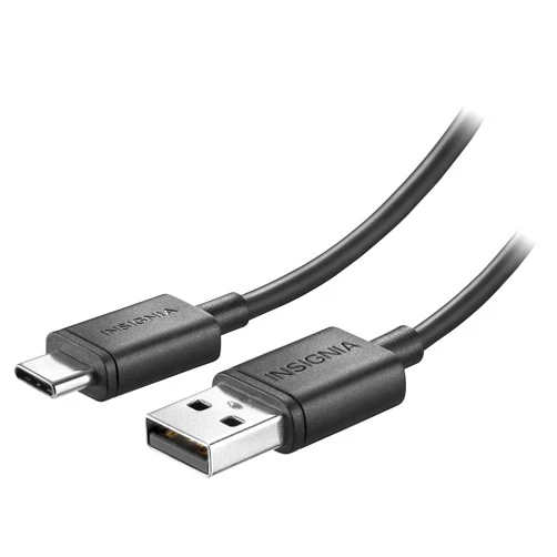 INSIGNIA - 10' USB Type A-to-USB Type C Charge/Sync Cable - Black - Model: NS-MCAB10