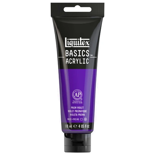 Liquitex BASICS Acrylic Paint, 118ml (4-oz) Tube, Prism Violet