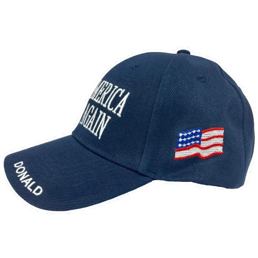 W4W Trump MAGA Hat for Men & Women - Make Beautiful America Great Once Again - Charlie Kirk 47 - with American Flag