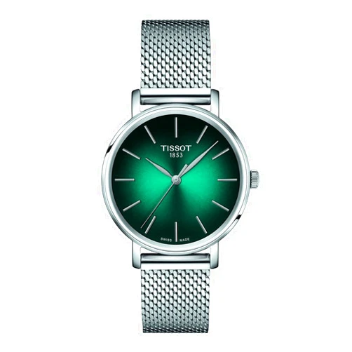 Tissot Unisex Everytime 34mm 316L Stainless Steel case Quartz Watches, Grey, Stainless Steel, 16 (T1432101109100)