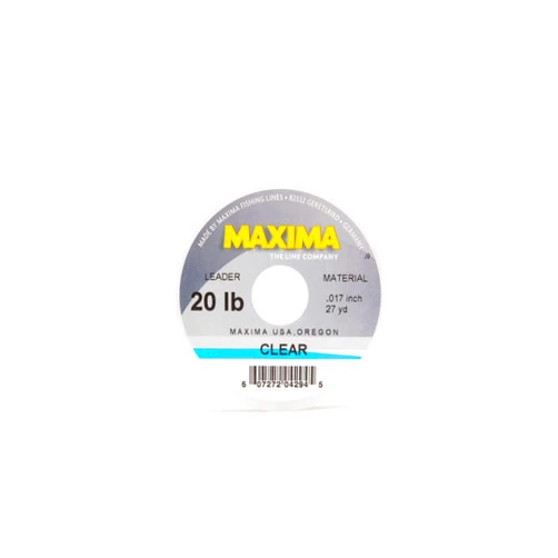 Maxima Fishing Line Leader Wheel, Clear, 20-Pound, 27-Yard