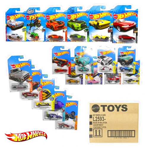 Hot Wheels Mattel Hot Wheels 72 Count Random Case Basic Die-Cast Toy Cars