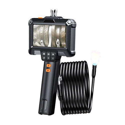 LIIAMOAR Borescope, Endoscope Camera with Light, 2.0 MP HD Inspection Camera, 4.3 inch IPS Screen 1080P HD, IP67 Waterproof Plumbing Snake Camera, 16.5ft Semi-Rigid Sewer Camera