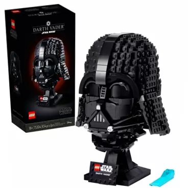 LEGO Star Wars Darth Vader Helmet 75304 Collectible Building Toy, New 2021 (834 Pieces), Multicolor
