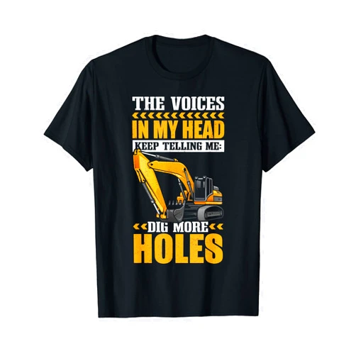 Excavator Operator Shirts & Gifts Digger & Heavy Equipment Operator Excavator Driver T-Shirt