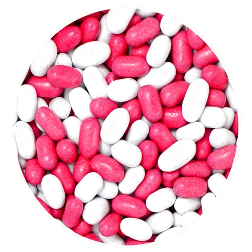 The Hampton Candy Company Good & Plenty Licorice Candy, Fat Free, 2 Pound Bulk Bag, Old Fashioned Bulk Nostalgic Candy, Licorice Flavored Candy, Pink & White Candy, Gumball Machine Refills