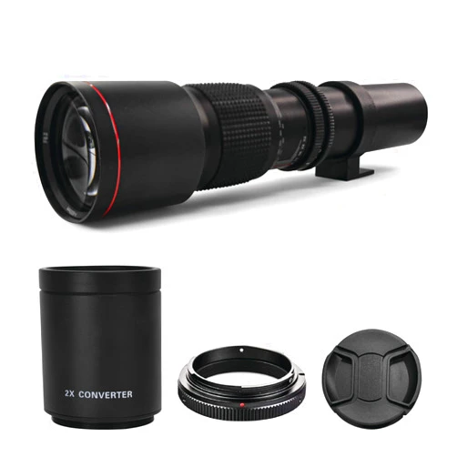 COMMANDER OPTICS 500-1000mm f/8.3 Manual Telephoto Zoom Lens for Canon EOS R, EOS R3, EOS R5, EOS R6, EOS R6 II, EOS R7, EOS R8, EOS R10, EOS R50, EOS R100, EOS RP Mirrorless Cameras | Camera Lens