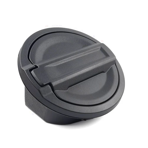 Newsmarts Fuel Tank Cover Door Gas Filler Cap Aluminum Black For Jeep Wrangler JL & Unlimited Sport Rubicon Sahara 2018-2023 Car