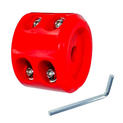 BFXM Rubber Winch Stopper for Cable Hook, Rubber Rope Line Saver for ATV UTV SUV Winches, with Allen Wrench.(Red)