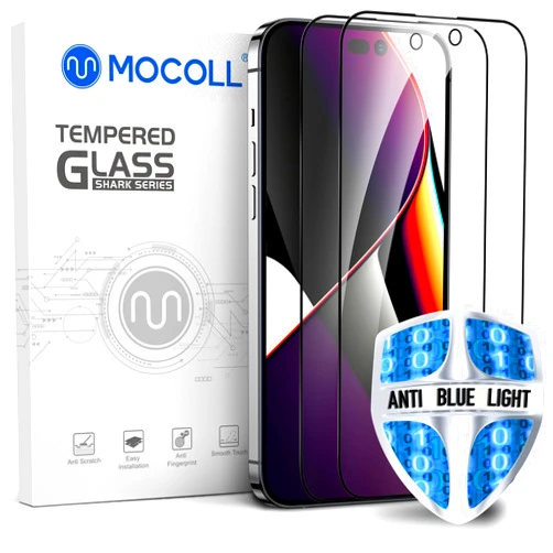 MOCOLL JUST FOR QUALITY Screen Protector (Blue Light, iPhone 14 Pro)