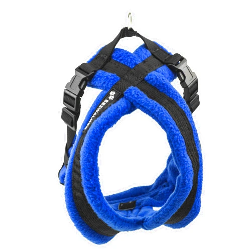 ActiveDogs.com ActiveDogs No Pull Dog Harness - Fleece Lined Easy Walk Dog Harness for Open Neck Comfort - Breathable, Strong & Fully Adjustable Lightweight Dog Collar Vest - XXL, Blue (Girth 30
