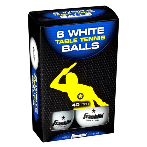 Franklin Sports 40MM WHT 1STAR BALL