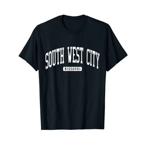 Jim Shorts - South West City Missouri T-shirts & T South West City Missouri MO JS03 College University Style T-Shirt