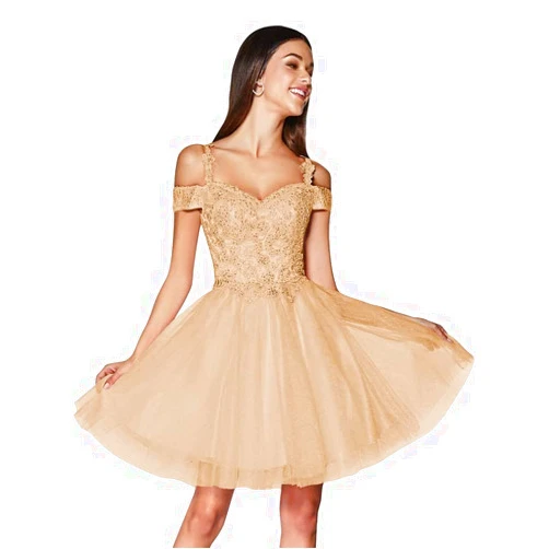 Aibilye Homecoming Dresses Lace Prom Dress Appliques Cocktail Gowns Off The Shoulder Homecoming Dresses for Teens Tulle