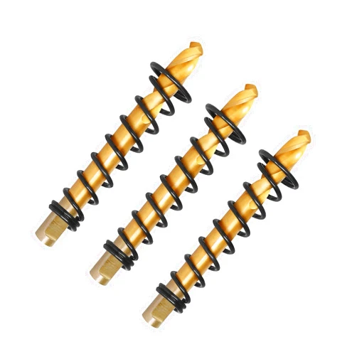 AOKAIMIAR 3pcs Titanium Plated Pilot Drill Bit for Hole Saw, 6mm Hole Saw Center Drill bit for Metal, Stainless Steel, Alloy Steel, Iron, Aluminum, Brass, Copper, Wood, Plastic