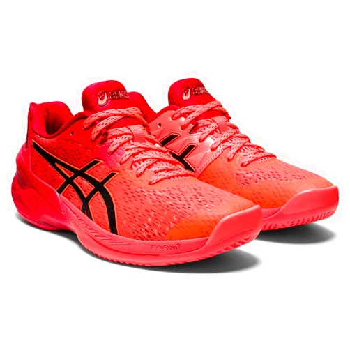 ASICS Women's Sky Elite FF Tokyo Volleyball Shoes 7.5 Sunrise Red/Eclipse Black