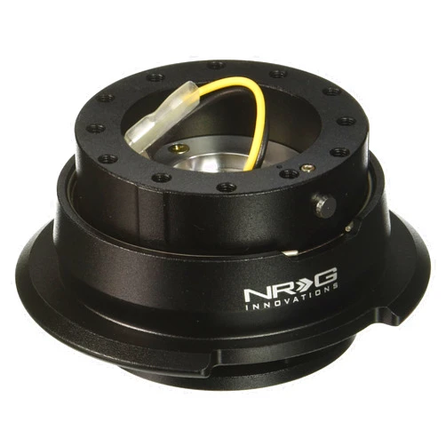 NRG Innovations SRK-280BK Quick Release Kit (Black/Black Ring)