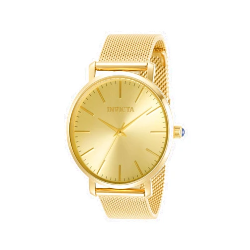 Invicta Women's Angel Quartz Watch with Stainless Steel Strap, Gold, 18 (Model: 31071)