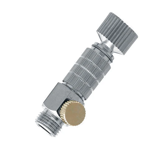 Master Airbrush Brand Airbrush Quick Release Disconnect Coupler & Plug with Airbrush Airflow Adjustment Control Valve 1/8 in. BSP Male and Female Connections