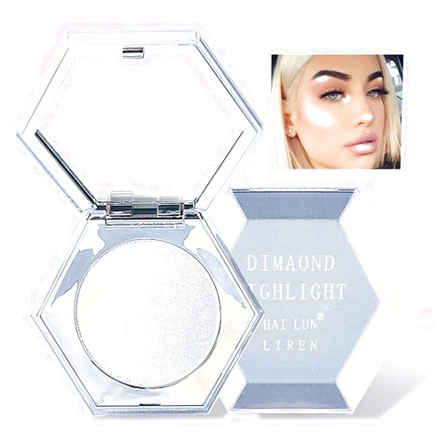 ZARICS Shimmering Body Highlighter Makeup Palette Glitter Face Highlight Contouring Palette Smooth Glitter Powder Nose Eye Contour Palettes Glow Illuminator for Face & Body Women Cosmetics (Pearl White)