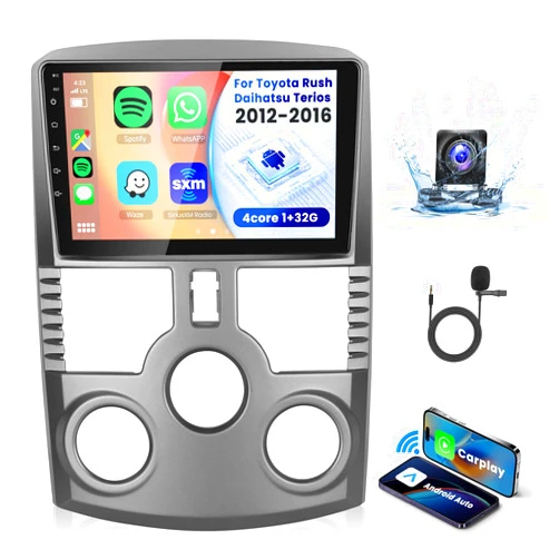 METEESER for Toyota Rush Daihatsu Terios 2006-2016 Android 13 Car Radio Stereo, Wireless Carplay Android Auto 9”Touch Screen Bluetooth Car Audio Receiver Support GPS WiFi Backup Camera FM/RDS HiFi SWC