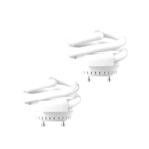 JACKYLED UL-Listed 13W T3 Spiral GU24 CFL Light Bulbs, 2700K Soft White 2 Prong Twist Lock Base Light Bulb, 1000 Lumen Compact Fluorescent Bulbs (2 Pack)