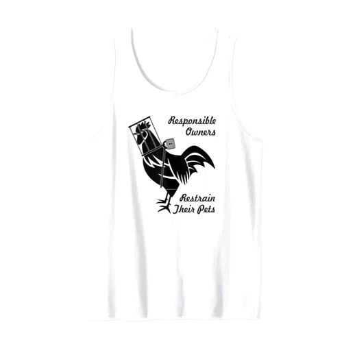 BDSM Tzzs Responsible Owners - Femdom Cock Cage Male Chastity Tank Top
