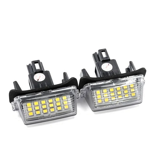 Mingrui test 2Pcs LED License Plate Lights Number Lamp for Toyota Camry 2012-2017,Prius C (NHP10)2012-2021 Powered by High Power SMD Xenon White LED Error Free