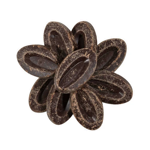 Valrhona 4653 Guanaja 70% Dark Chocolate Baking Feves from OliveNation, Intense Bittersweet Cacao Flavor - 2 lbs