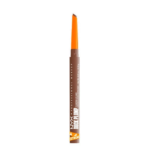 NYX PROFESSIONAL MAKEUP Duck Plump Plumping Lip Liner, Matte Pencil With Up To 10HR Wear, Touch Up Taupe (Taupe Brown Lip Liner)