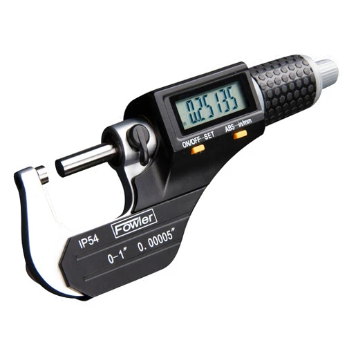 Fowler 54-860-001-1, Digital Coolant Resistant Micrometer with 0-1