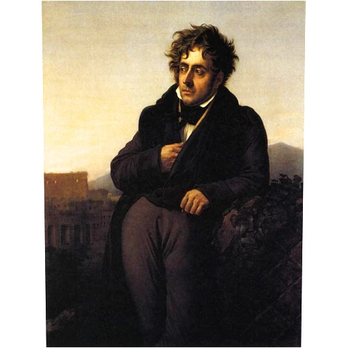 Canvas Art USA Francois-Rene de Chateaubriand 2 by Anne-Louis De Roucy-Trioson - 20