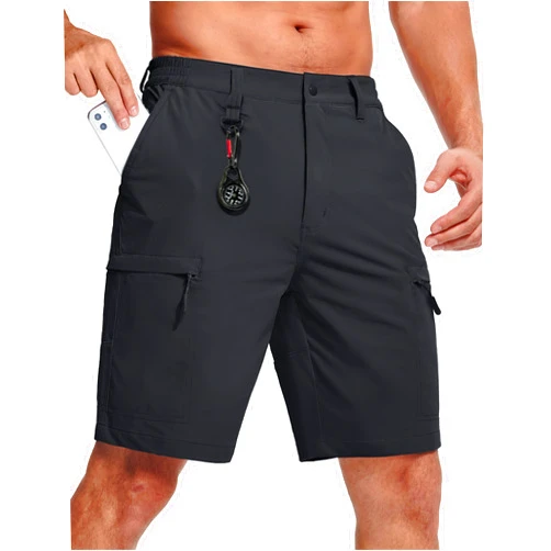 MAGCOMSEN Men's Hiking Cargo Shorts Quick Dry Lightweight 9