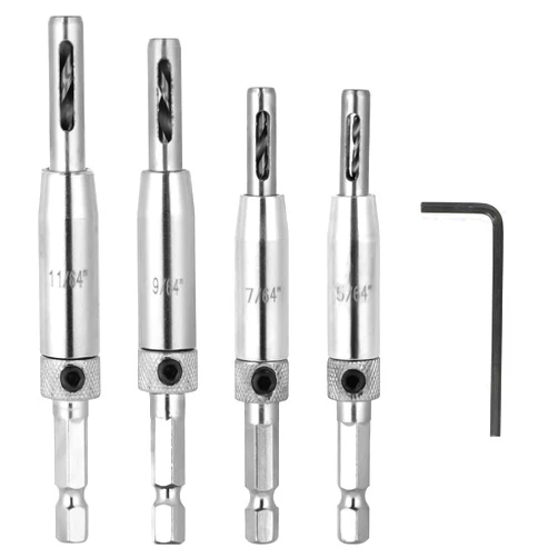 KOWCKAA Self Centering Drill Bit Set 11/64