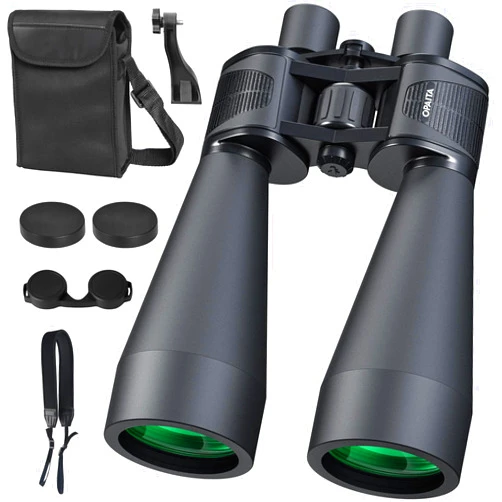 Opaita 25x75 Binoculars for Adults High Powered - OPAITA Easy Focus Powerful Binocular with Clear Low Light Vision - Professional Binoculars for Bird Watching Travel Hunting Stargazing with Carrying Bag