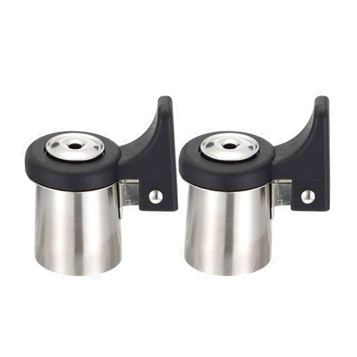 Cabilock 2Pcs Tea Kettle Whistle Replacement Kettle Spout Tip Water Boiling Kettle Nozzle Stove Top Teapot Warning Accessory for Hotel Restaurant Silver