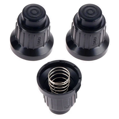 RecDec 3 Pack AAA Battery Push Button Igniter Caps Replacement Ignitor Switch Cap Knob with Spring for Blackstone Propane Heater BBQ Griddle Table Gas Grill Fire Pit Spark Generator