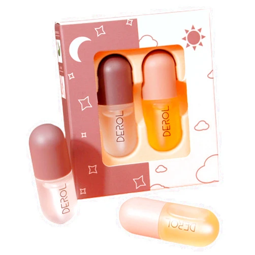 TTYRBF 2Pcs Lip Plumper Set,Lip Plumper,Natural Lip Plumper kit,Day and Night Lip Plumper