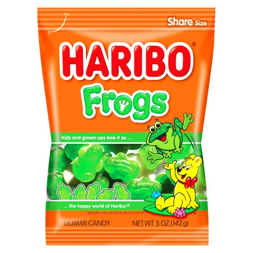 Haribo Gummy Frogs, 5 Oz