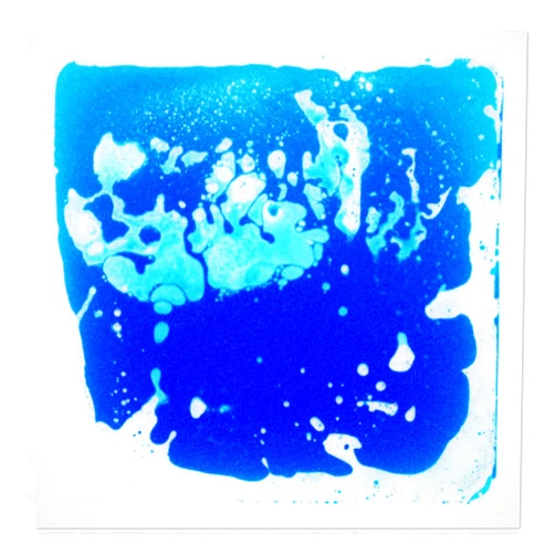 Art3d 1-Pack Fancy Floor Tile for Kids Room Liquid Encased Floor Tile, 11.8