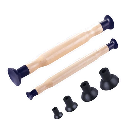 WINTOWIN Valve Lapper Tool Set for Vehicle Oil Systems Maintenance and Repair,Double Ended Valve Hand Lapping Grinding Sucker Kit with 4 Suction Plates