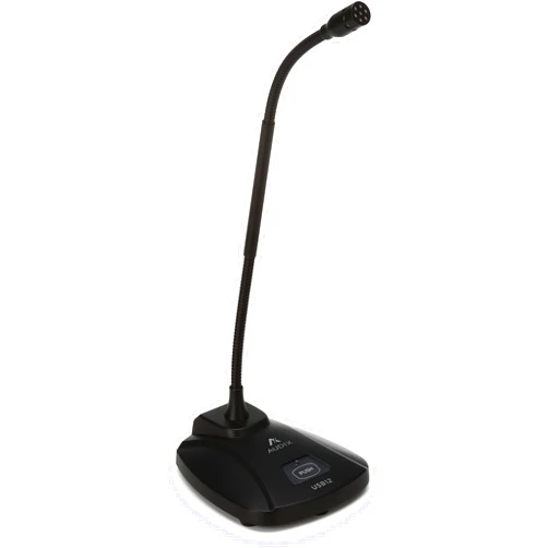 Audix USB12 Plug and Play USB Zoom Microphone for Mac/PC with 12-inch Gooseneck Mic - Black